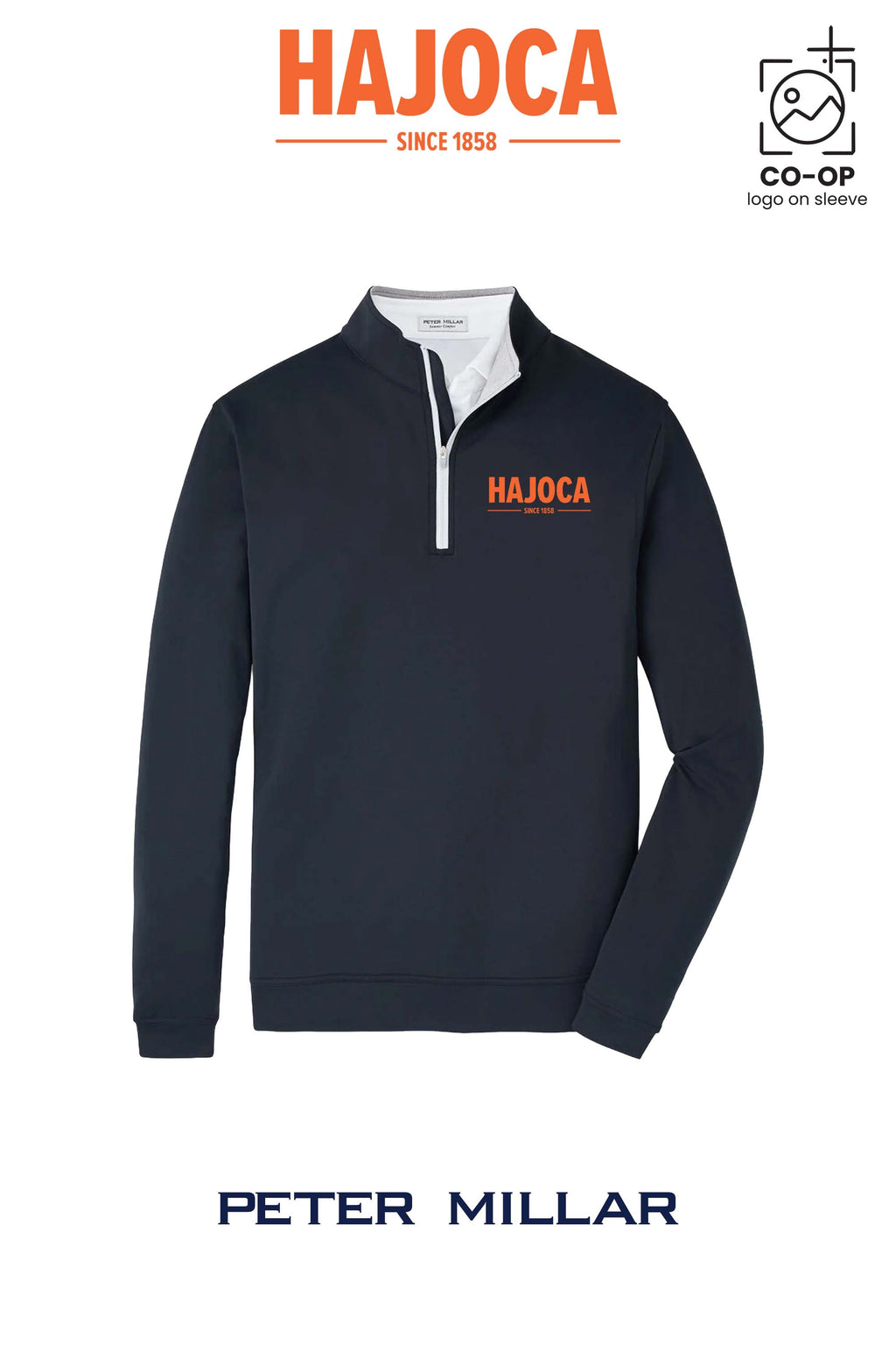 Peter Millar Mens Perth Performance Quarter-Zip - HAJOCA