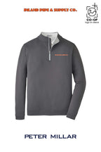 Peter Millar Mens Perth Performance Quarter-Zip - INLAND PIPE AND SUPPLY