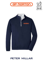 Peter Millar Mens Perth Performance Quarter-Zip - G P NORTON