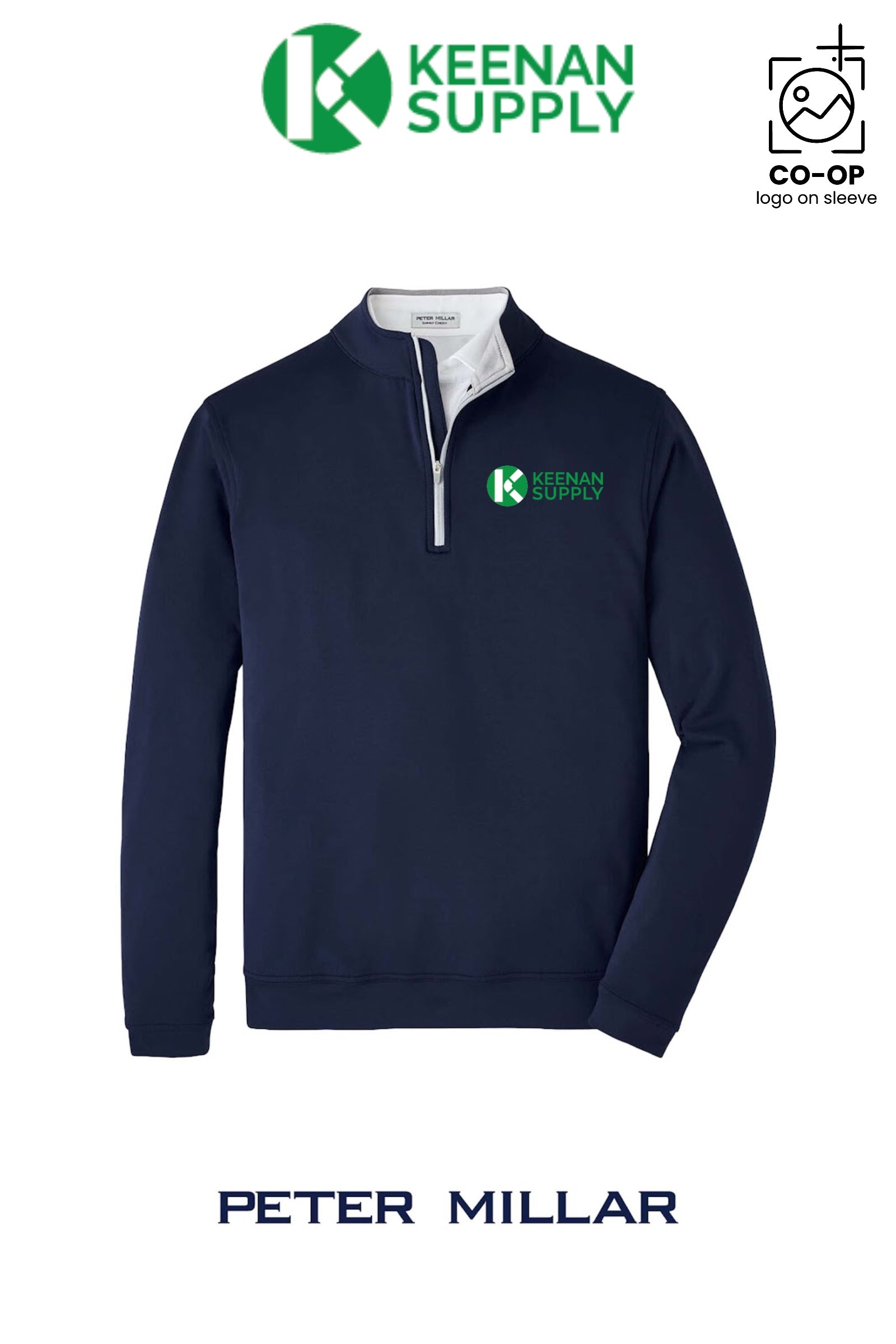 Peter Millar Mens Perth Performance Quarter-Zip - KEENAN SUPPLY