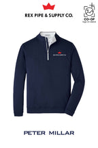 Peter Millar Mens Perth Performance Quarter-Zip - REX PIPE AND SUPPLY