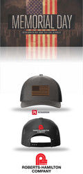 MEMORIAL DAY Richardson 112FP Five-Panel Trucker - ROBERTS-HAMILTON
