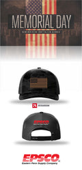 MEMORIAL DAY Richardson 112PFP Printed Five-Panel Trucker - EPSCO