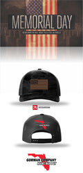 MEMORIAL DAY Richardson 112PFP Printed Five-Panel Trucker - GORMAN CO - HVAC