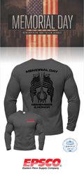 MEMORIAL DAY Port & Co™ Performance UPF 50 Long Sleeve - EPSCO