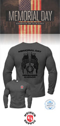 MEMORIAL DAY Port & Co™ Performance UPF 50 Long Sleeve - HEIECK SUPPLY