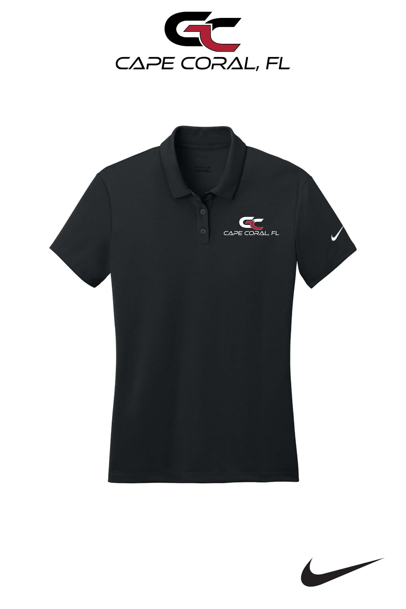Nike Womens Dry Essential Solid Polo - GORMAN CO - CAPE CORAL