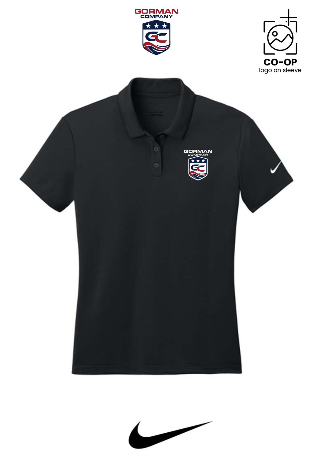 Nike Womens Dry Essential Solid Polo - GORMAN CO - PANAMA CITY