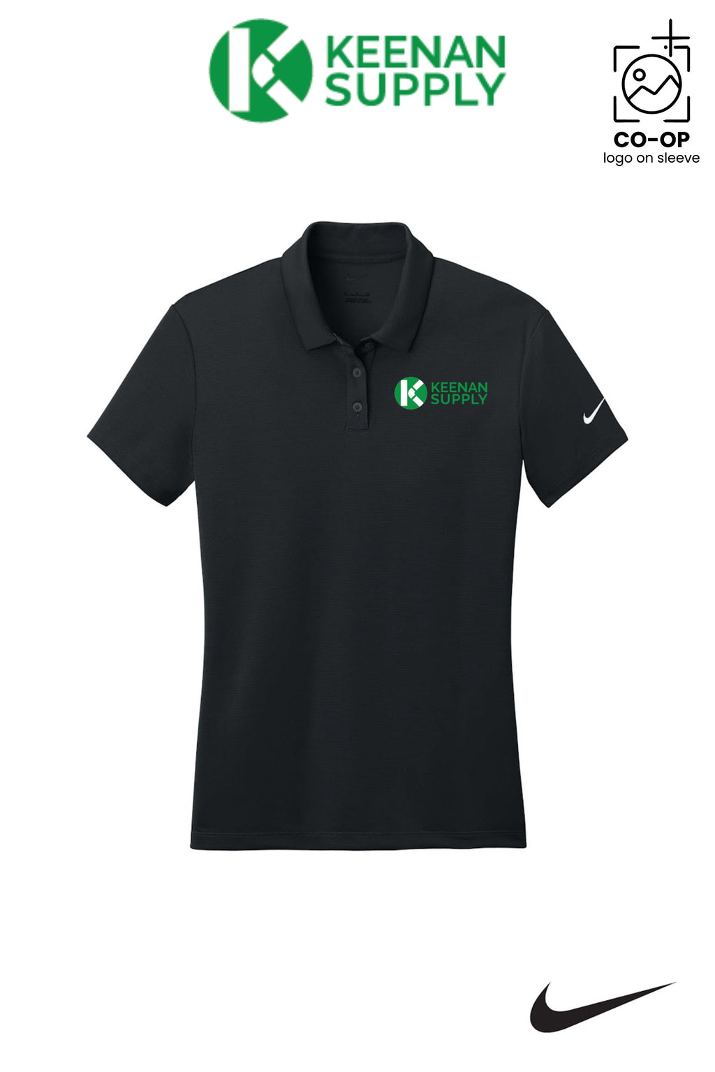 Nike Womens Dry Essential Solid Polo - KEENAN SUPPLY
