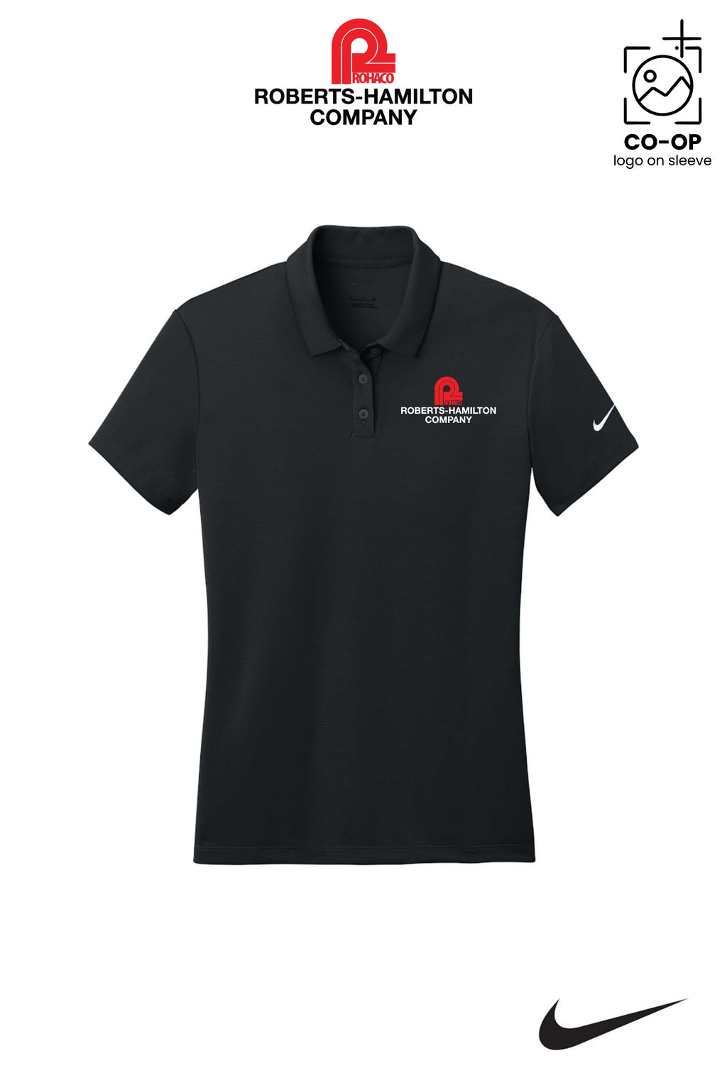 Nike Womens Dry Essential Solid Polo - ROBERTS-HAMILTON