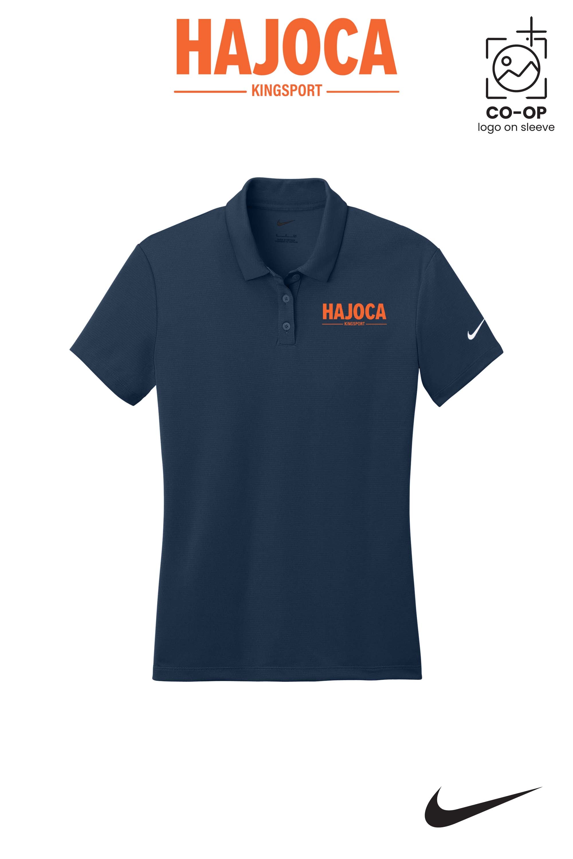 Nike Womens Dry Essential Solid Polo - HAJOCA - KINGSPORT