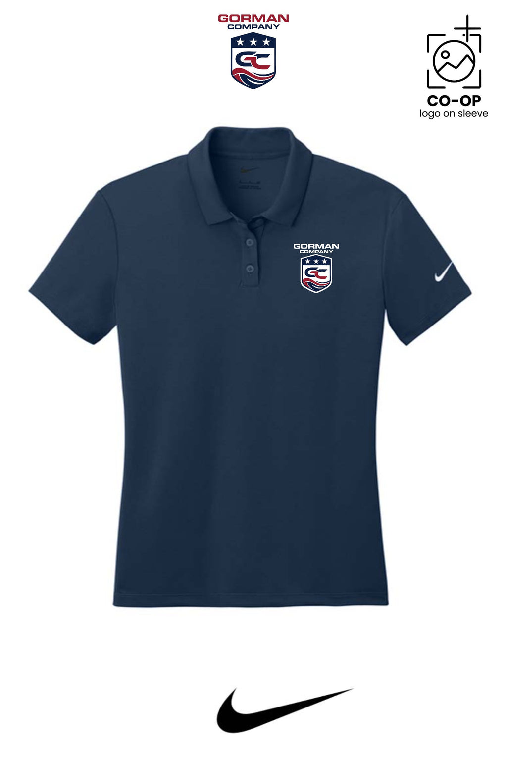 Nike Womens Dry Essential Solid Polo - GORMAN CO - PANAMA CITY