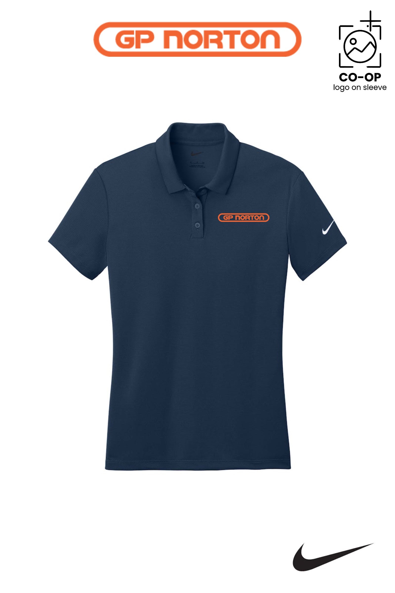 Nike Womens Dry Essential Solid Polo - G P NORTON