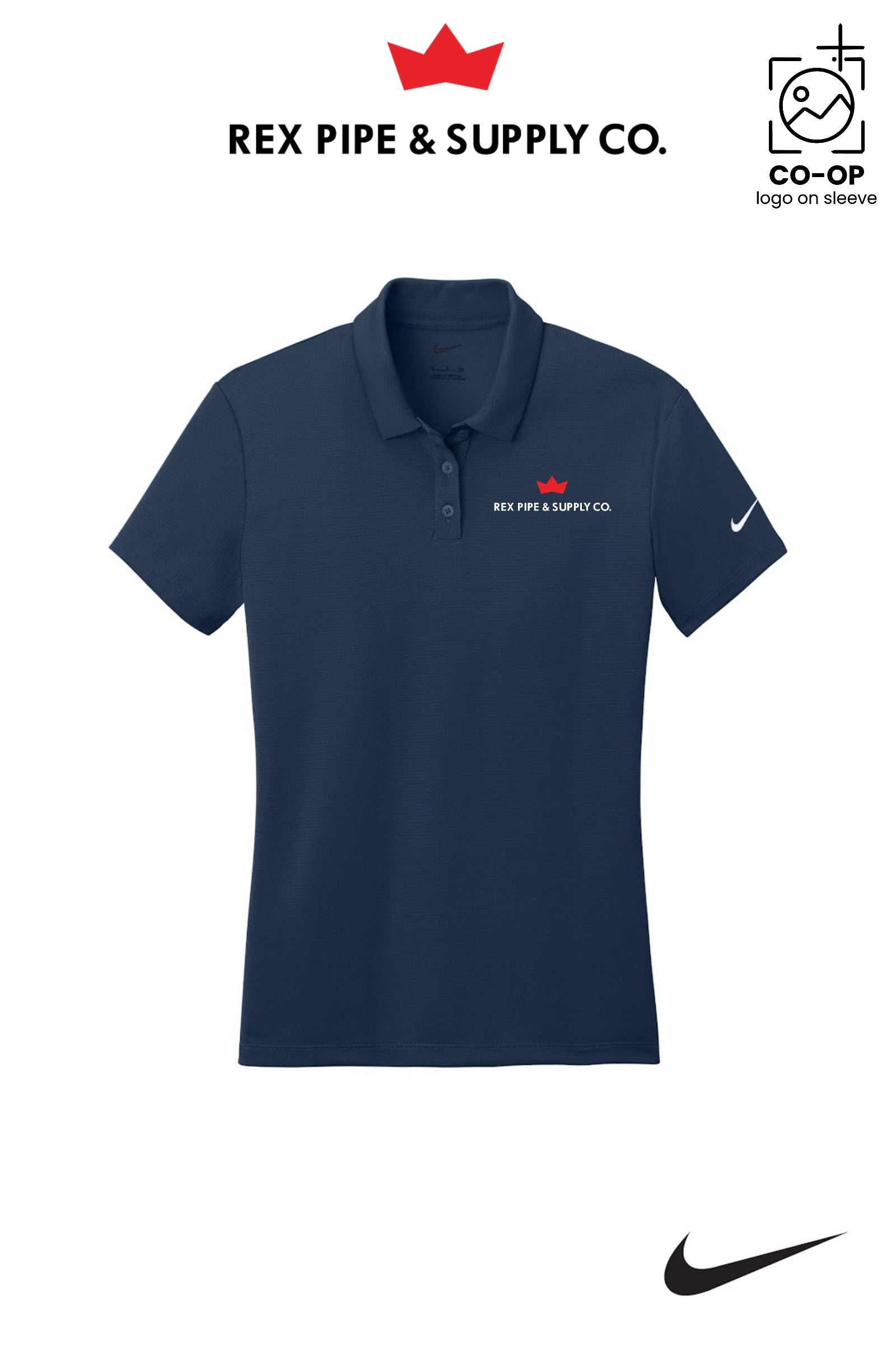 Nike Womens Dry Essential Solid Polo - REX PIPE AND SUPPLY