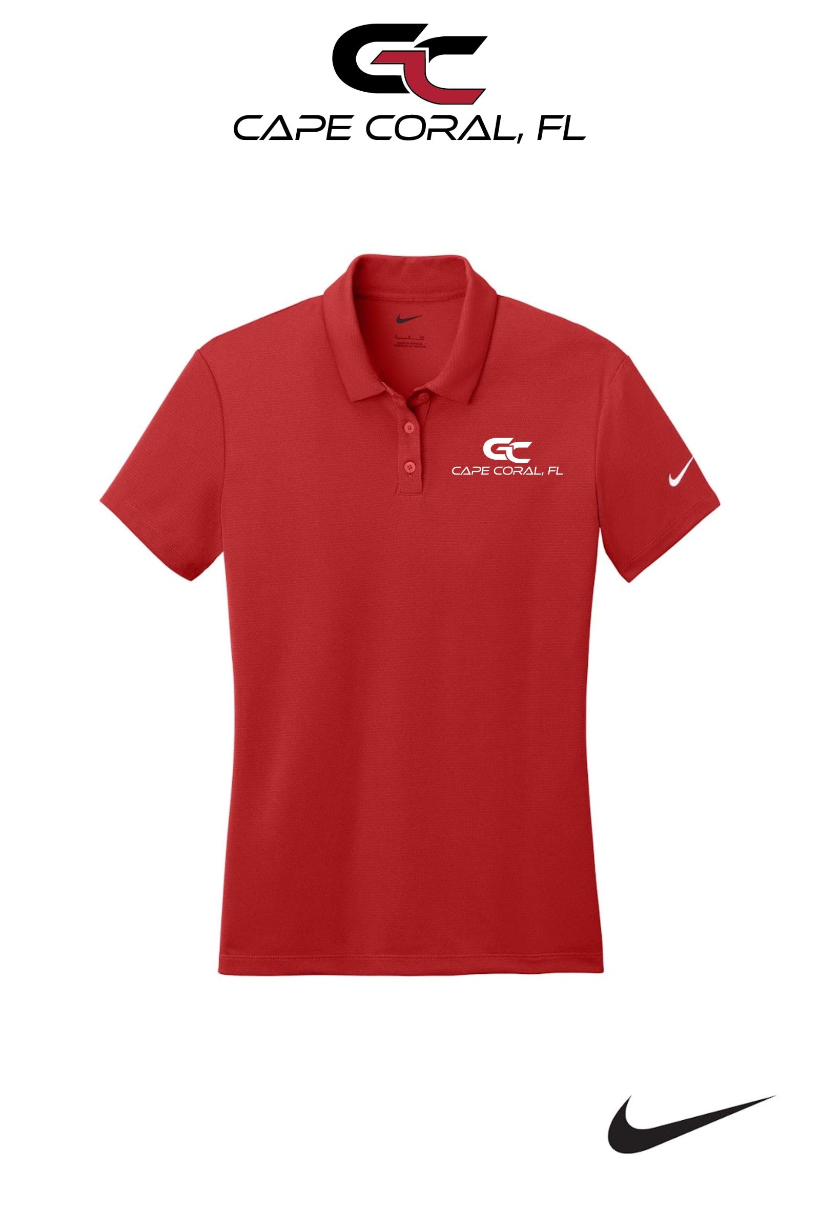 Nike Womens Dry Essential Solid Polo - GORMAN CO - CAPE CORAL