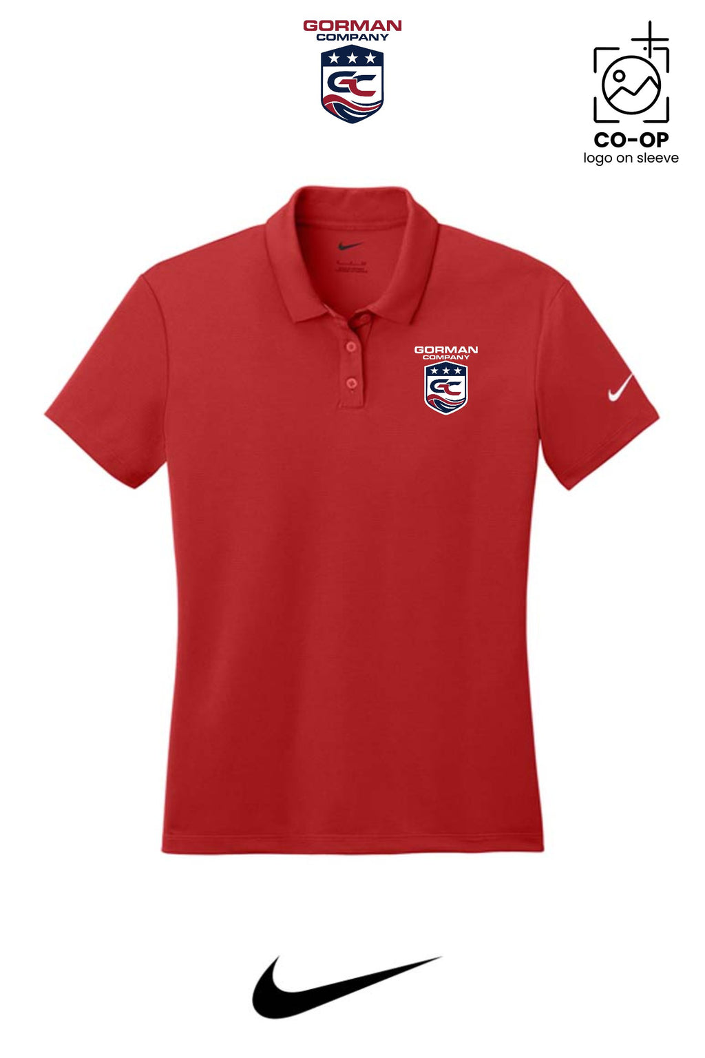 Nike Womens Dry Essential Solid Polo - GORMAN CO - PANAMA CITY
