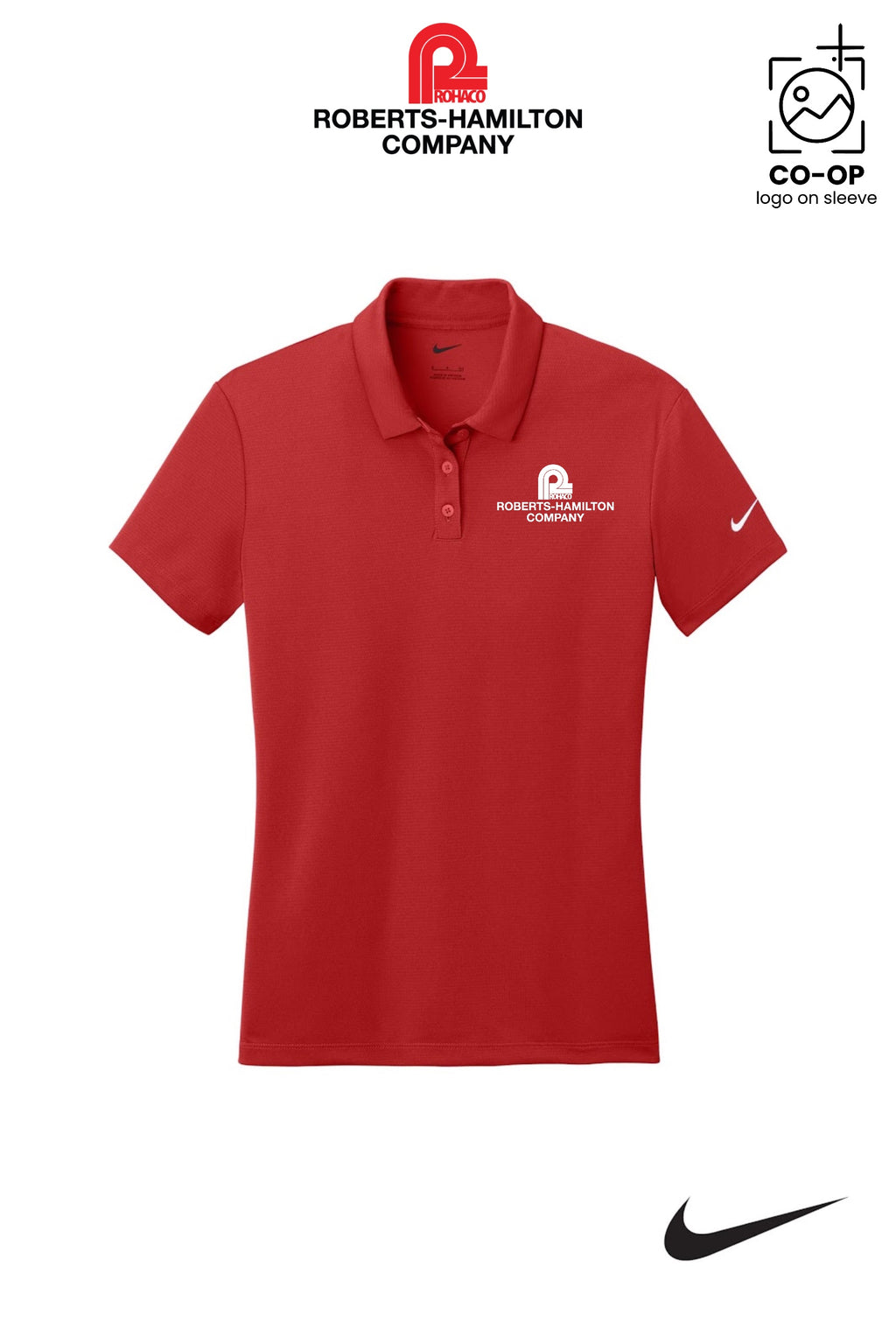 Nike Womens Dry Essential Solid Polo - ROBERTS-HAMILTON