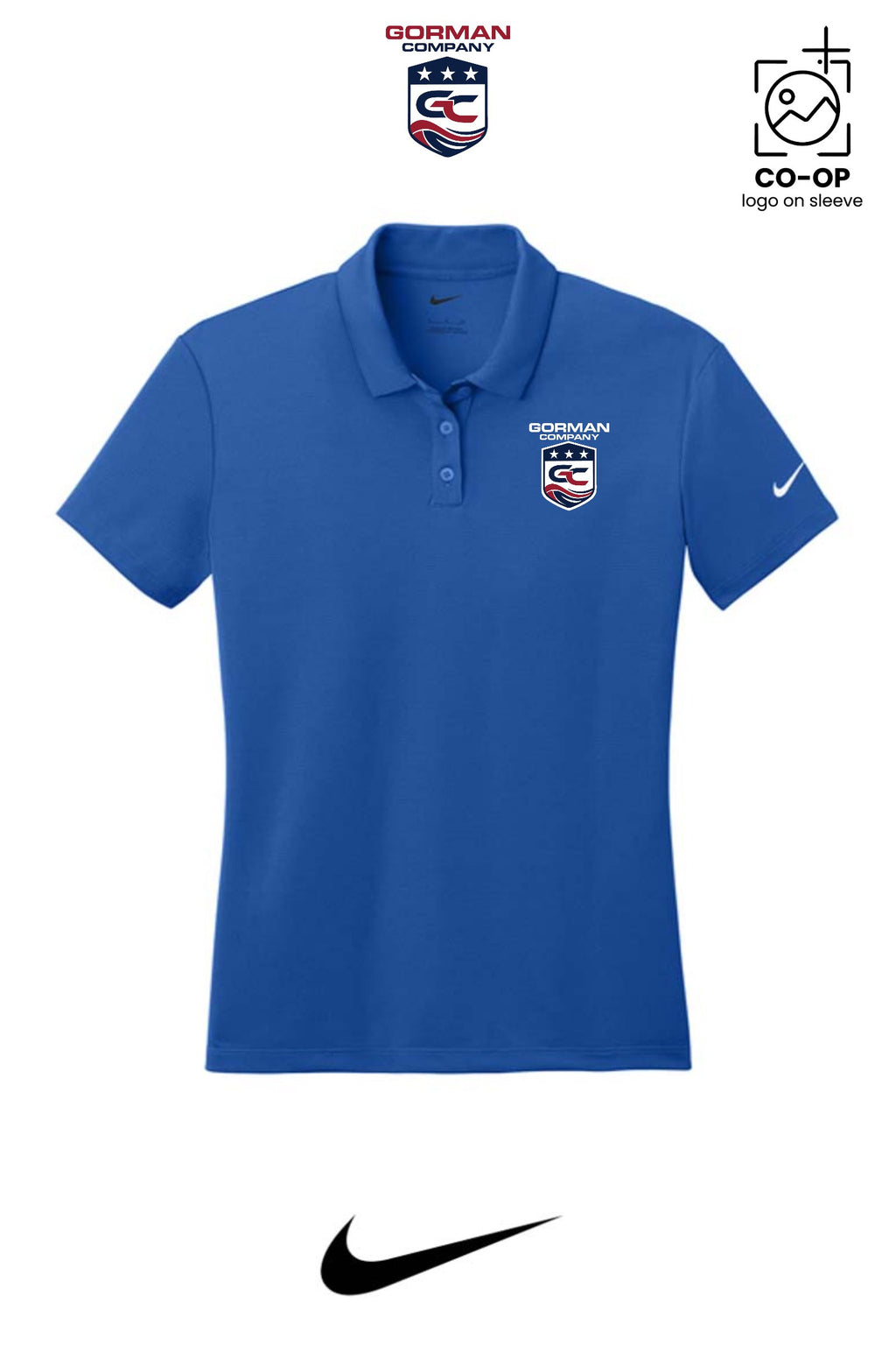 Nike Womens Dry Essential Solid Polo - GORMAN CO - PANAMA CITY