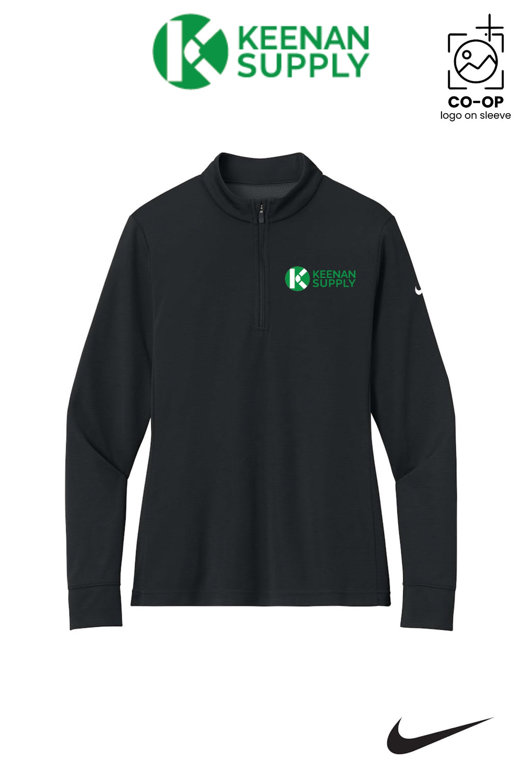 Nike Women’s Essential 1/2-Zip Cover-Up - KEENAN SUPPLY