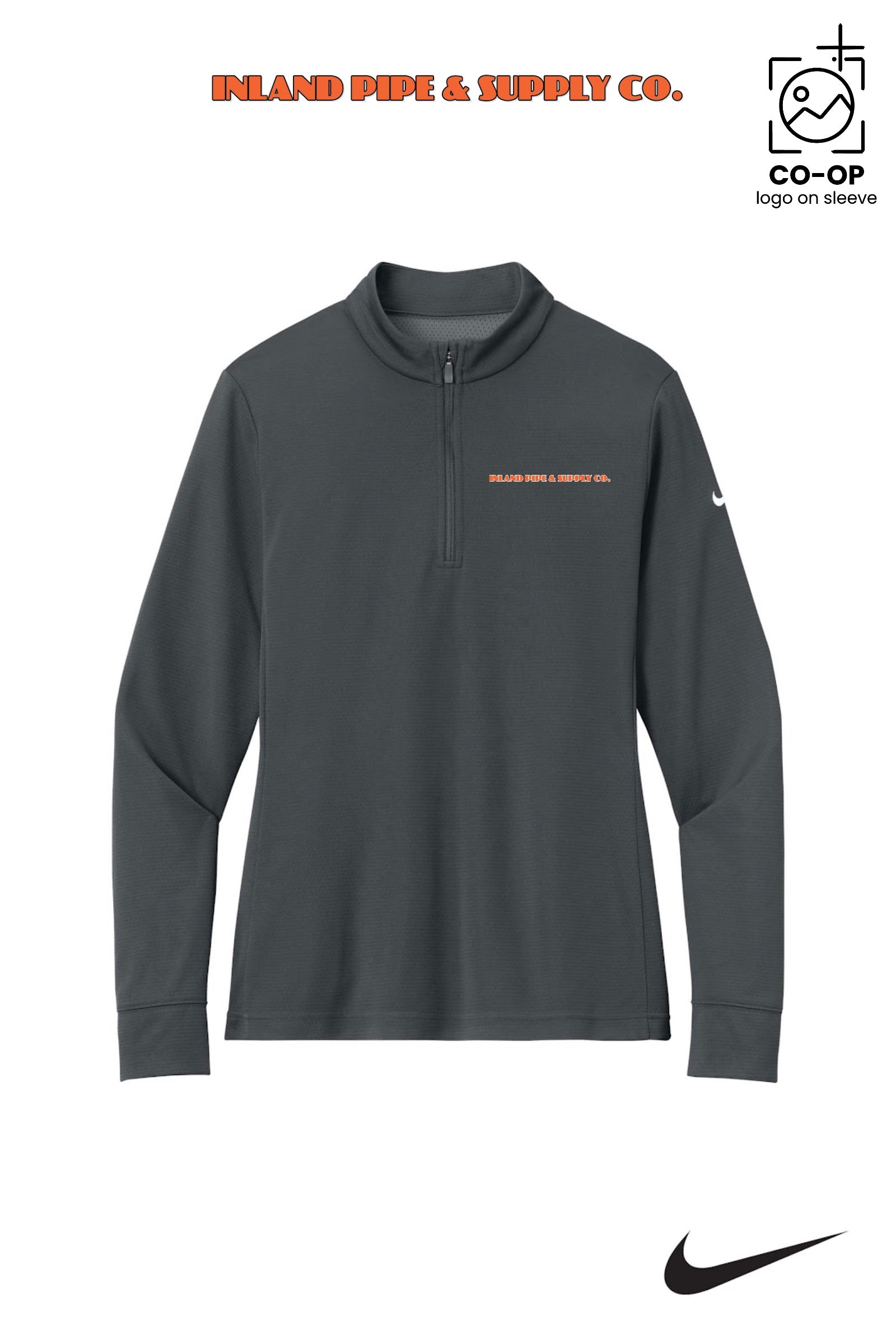 Nike Women’s Essential 1/2-Zip Cover-Up - INLAND PIPE AND SUPPLY