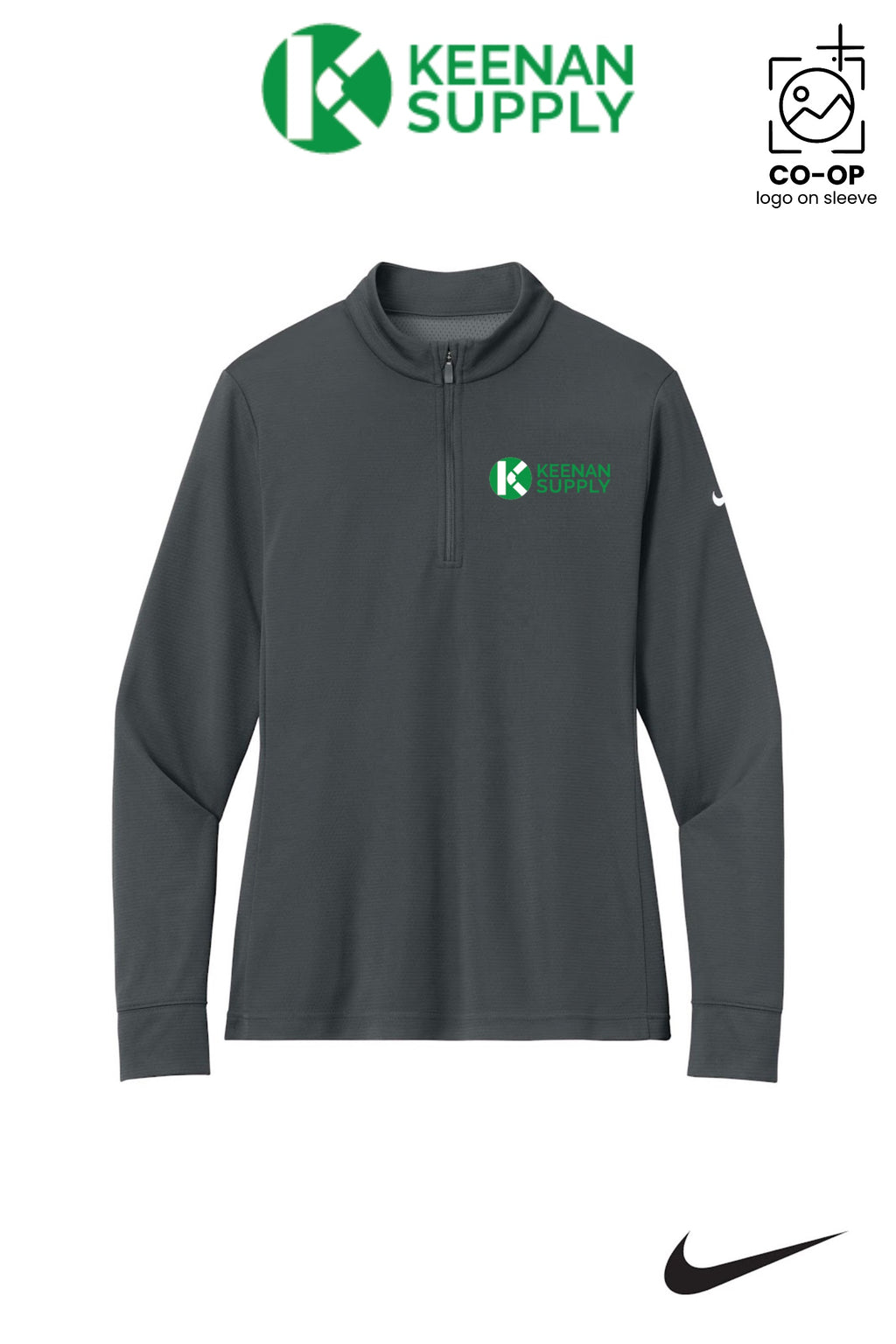 Nike Women’s Essential 1/2-Zip Cover-Up - KEENAN SUPPLY