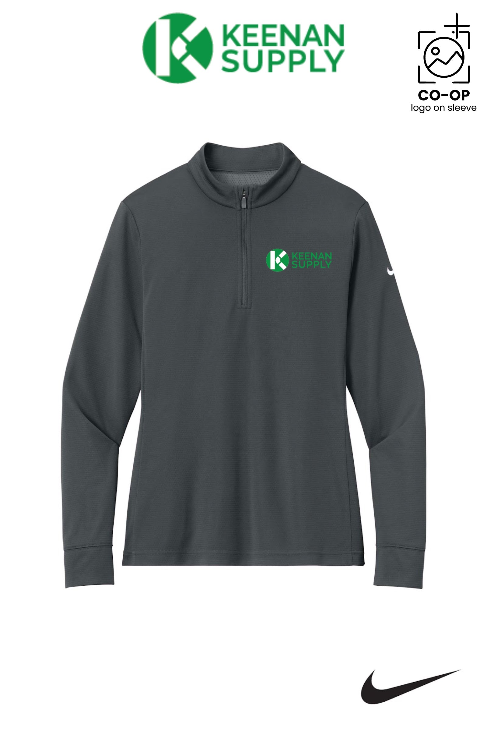 Nike Women’s Essential 1/2-Zip Cover-Up - KEENAN SUPPLY