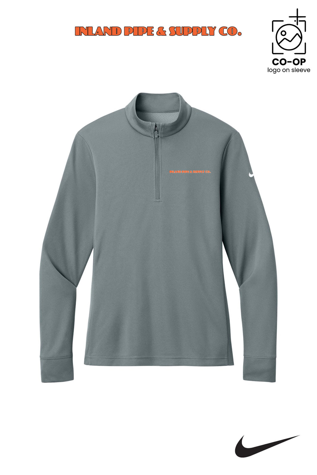 Nike Women’s Essential 1/2-Zip Cover-Up - INLAND PIPE AND SUPPLY
