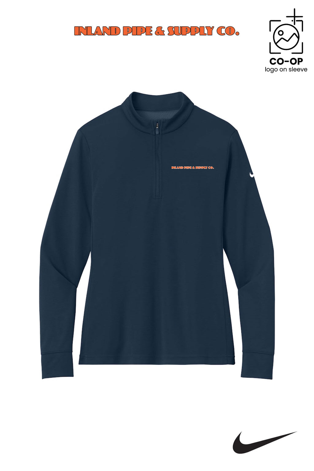 Nike Women’s Essential 1/2-Zip Cover-Up - INLAND PIPE AND SUPPLY