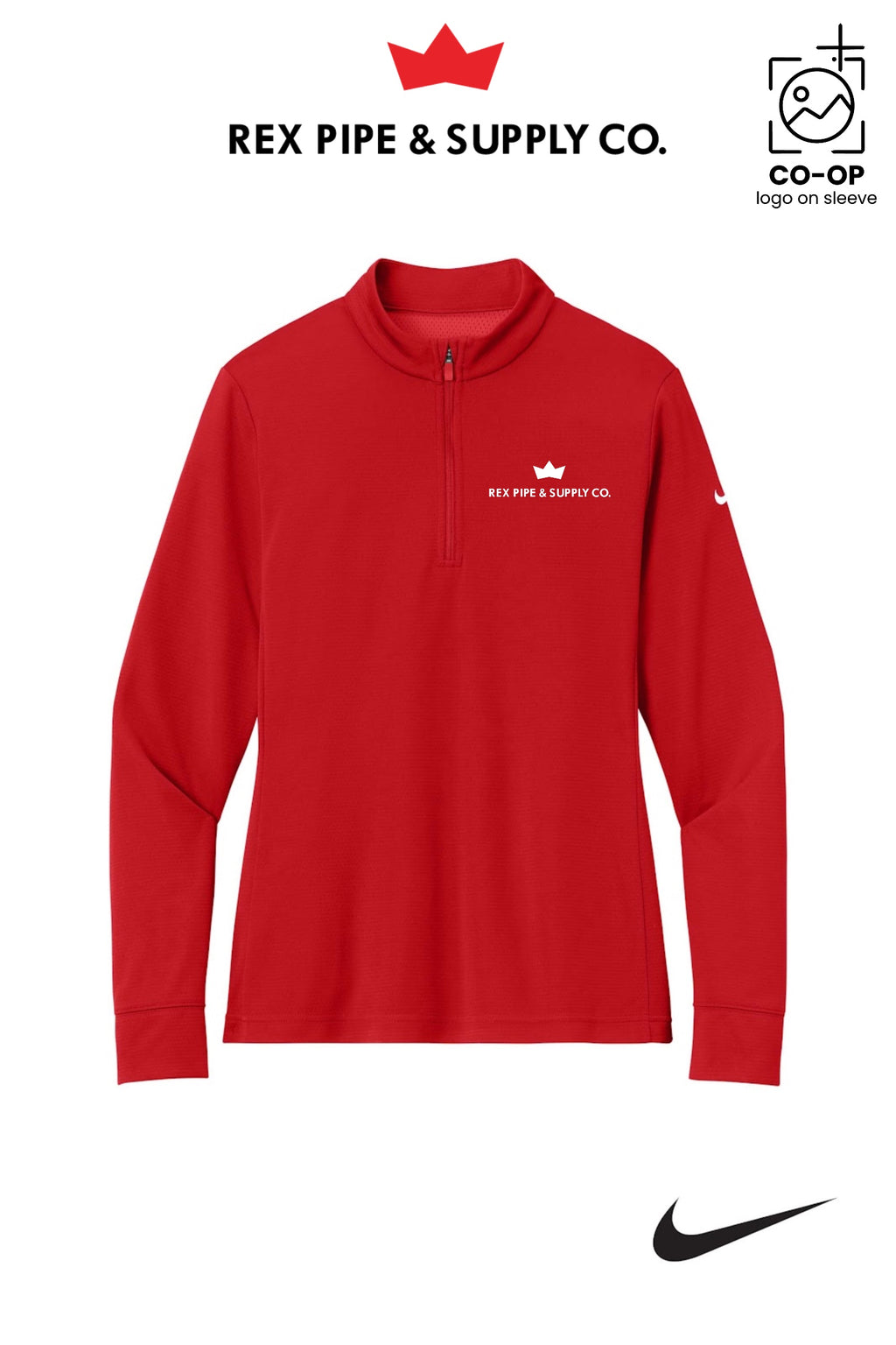 Nike Women’s Essential 1/2-Zip Cover-Up - REX PIPE AND SUPPLY