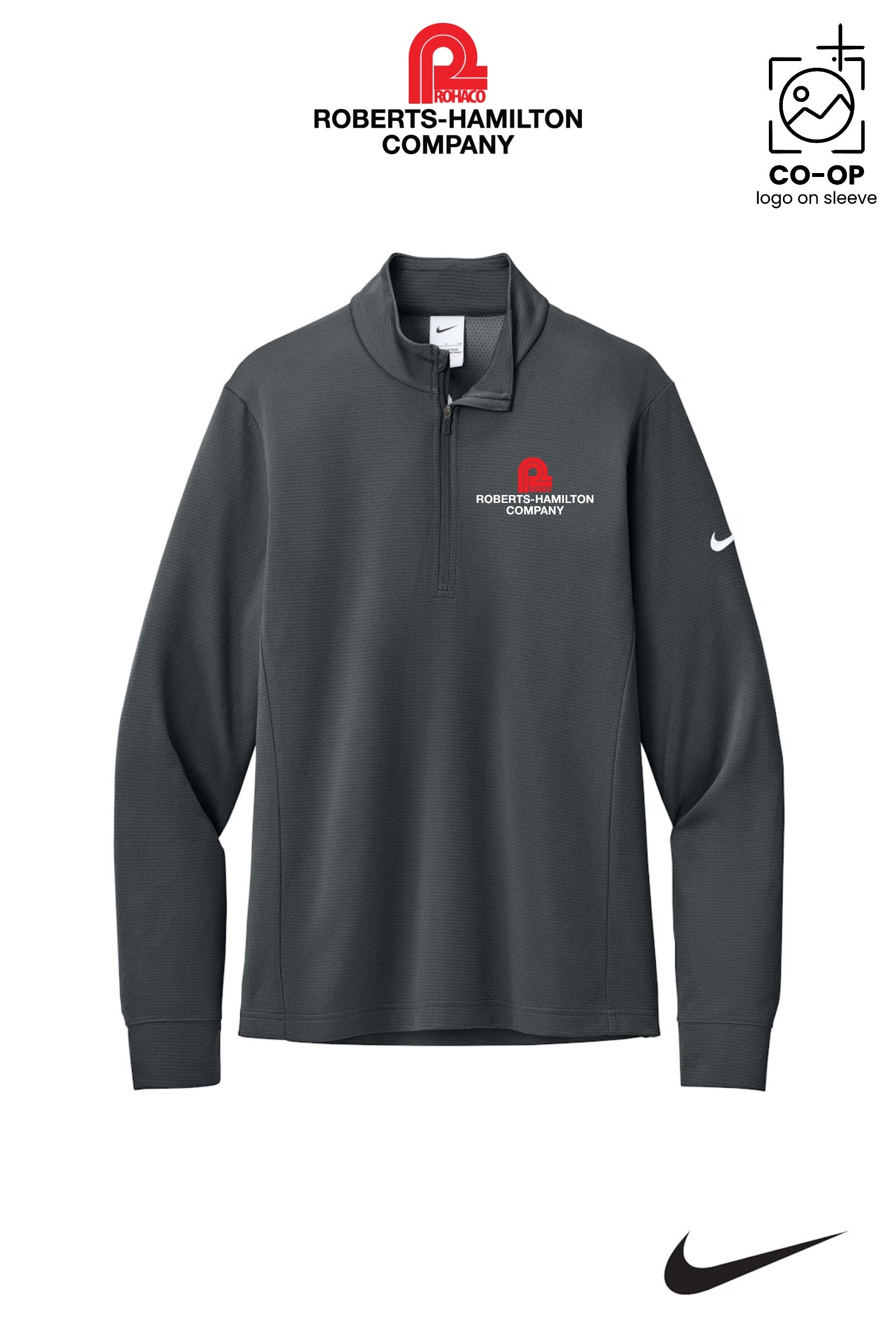 Nike Essential 1/2-Zip Cover-Up - ROBERTS-HAMILTON
