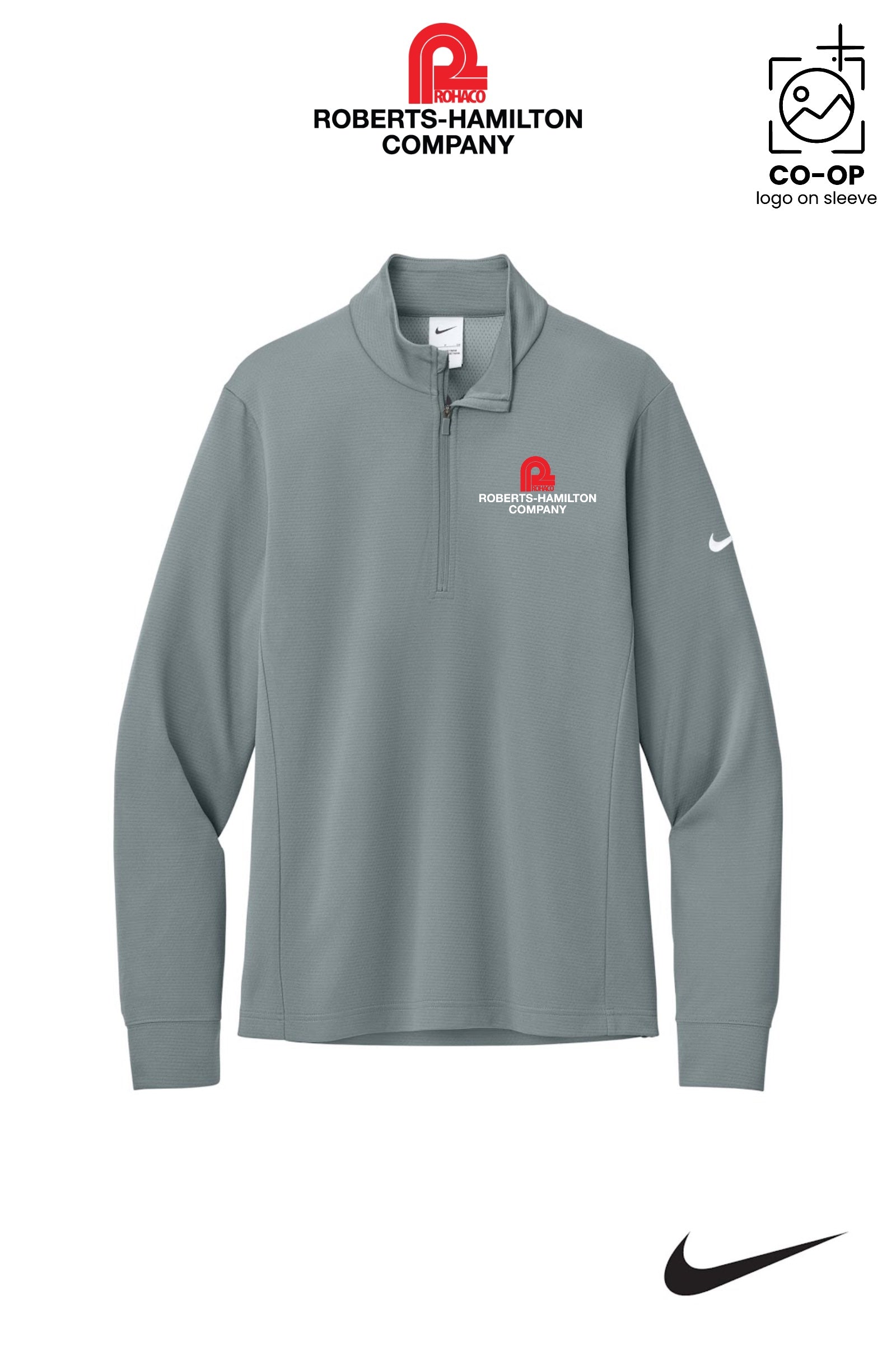 Nike Essential 1/2-Zip Cover-Up - ROBERTS-HAMILTON