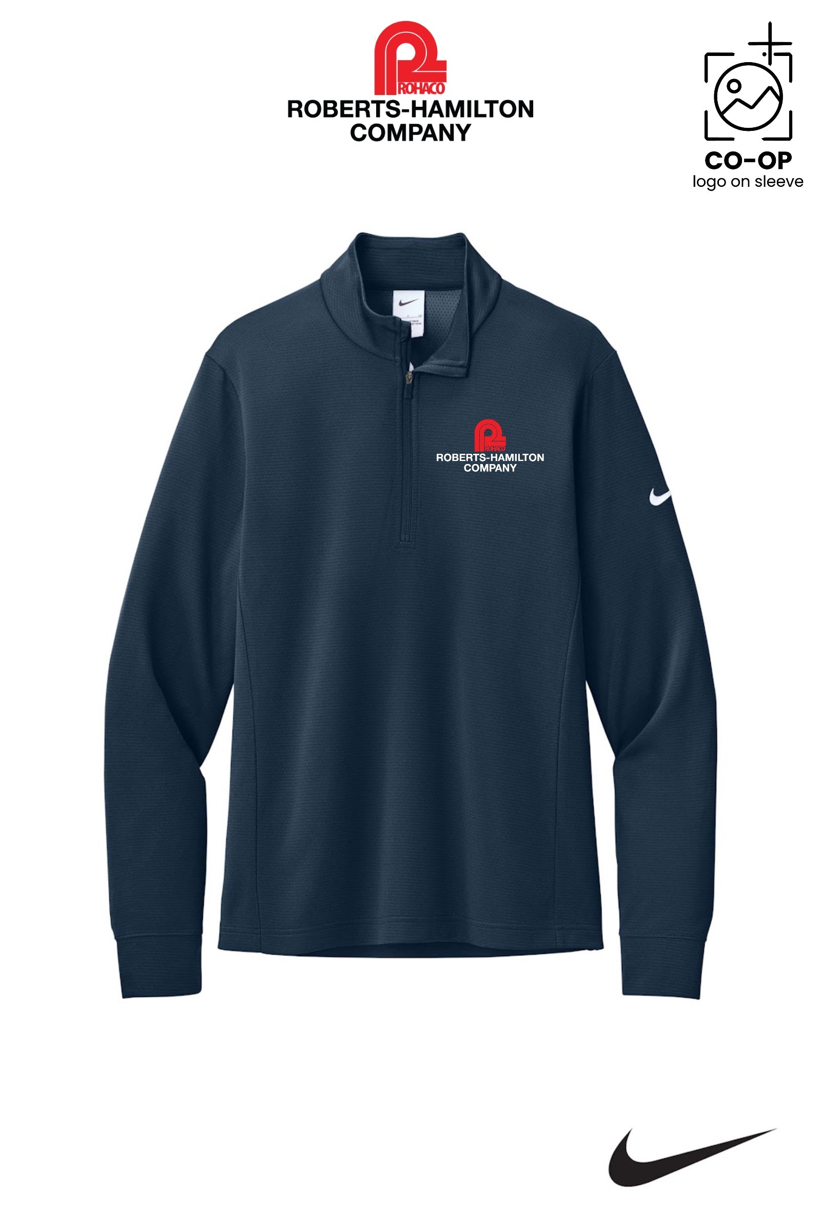 Nike Essential 1/2-Zip Cover-Up - ROBERTS-HAMILTON