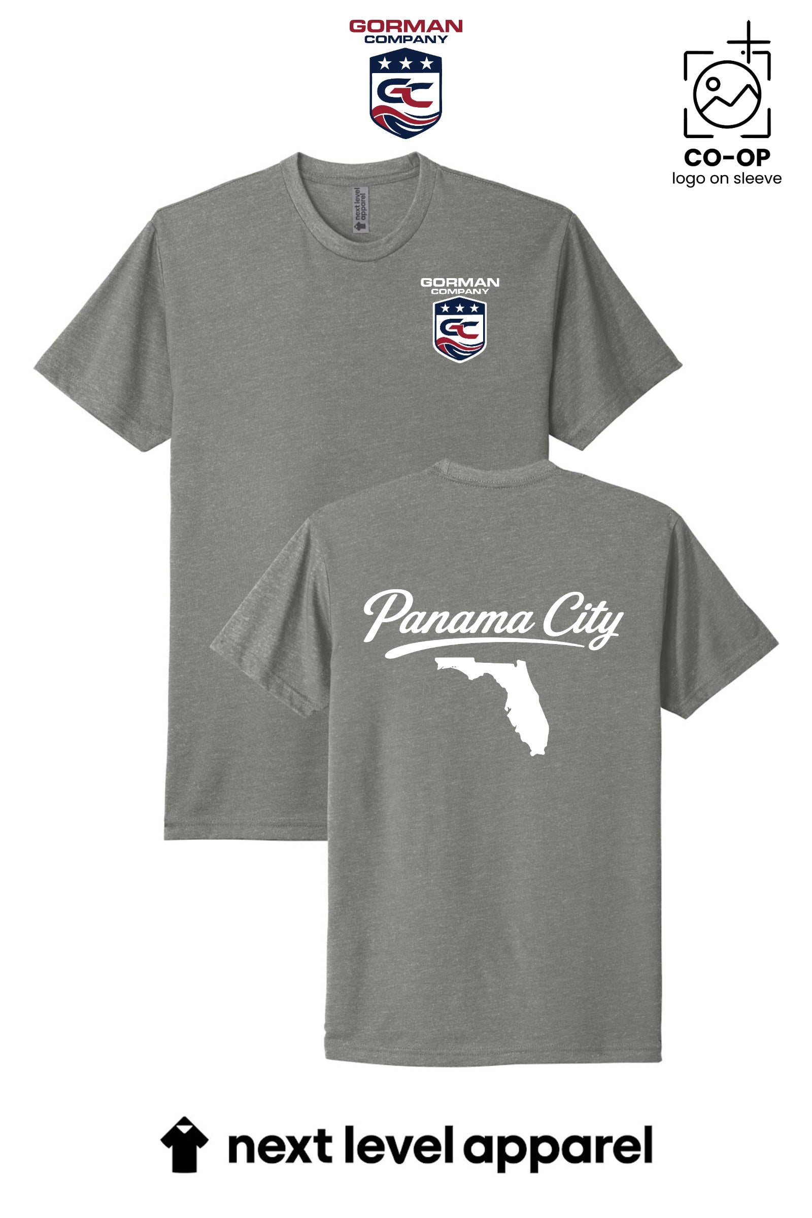 Next Level Apparel® Adult CVC Tee - GORMAN CO - PANAMA CITY