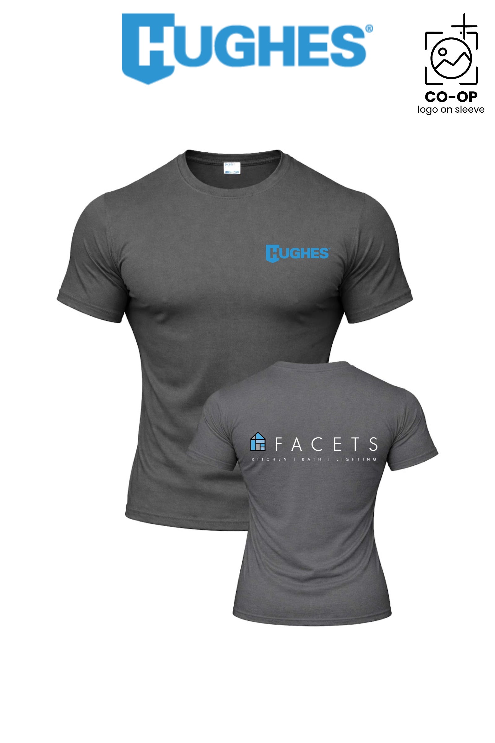 Port & Co™ Performance UPF 50 Tee - HUGHES SUPPLY - HUNTERSVILLE