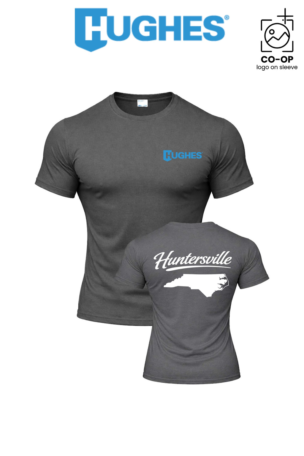 Port & Co™ Performance UPF 50 Tee - HUGHES SUPPLY - HUNTERSVILLE