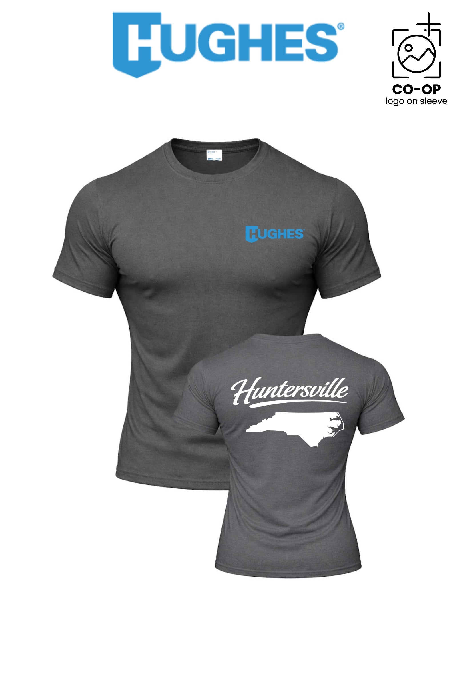 Port & Co™ Performance UPF 50 Tee - HUGHES SUPPLY - HUNTERSVILLE
