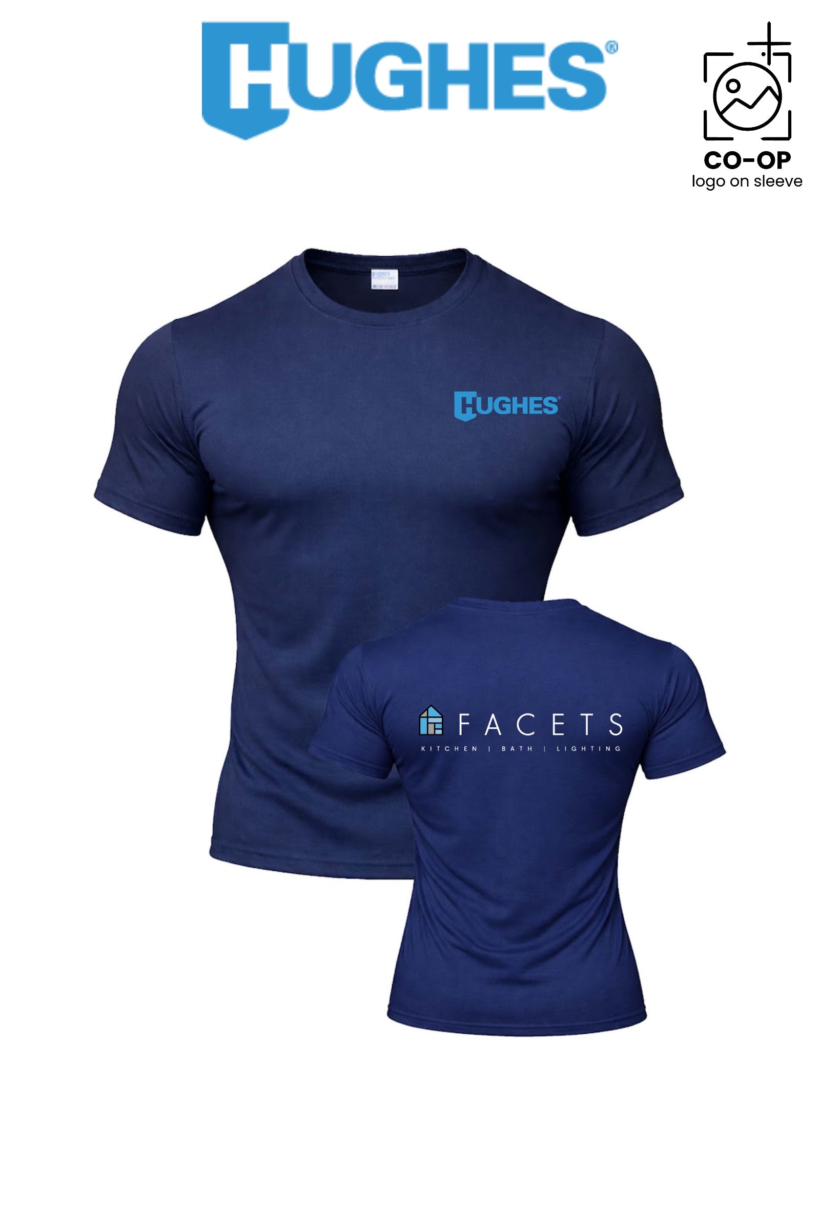 Port & Co™ Performance UPF 50 Tee - HUGHES SUPPLY - HUNTERSVILLE
