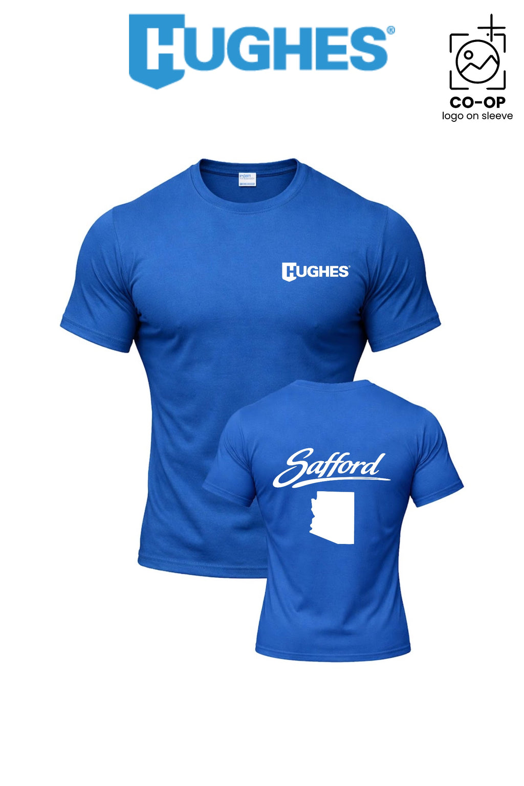 Port & Co™ Performance UPF 50 Tee - HUGHES SUPPLY - SAFFORD