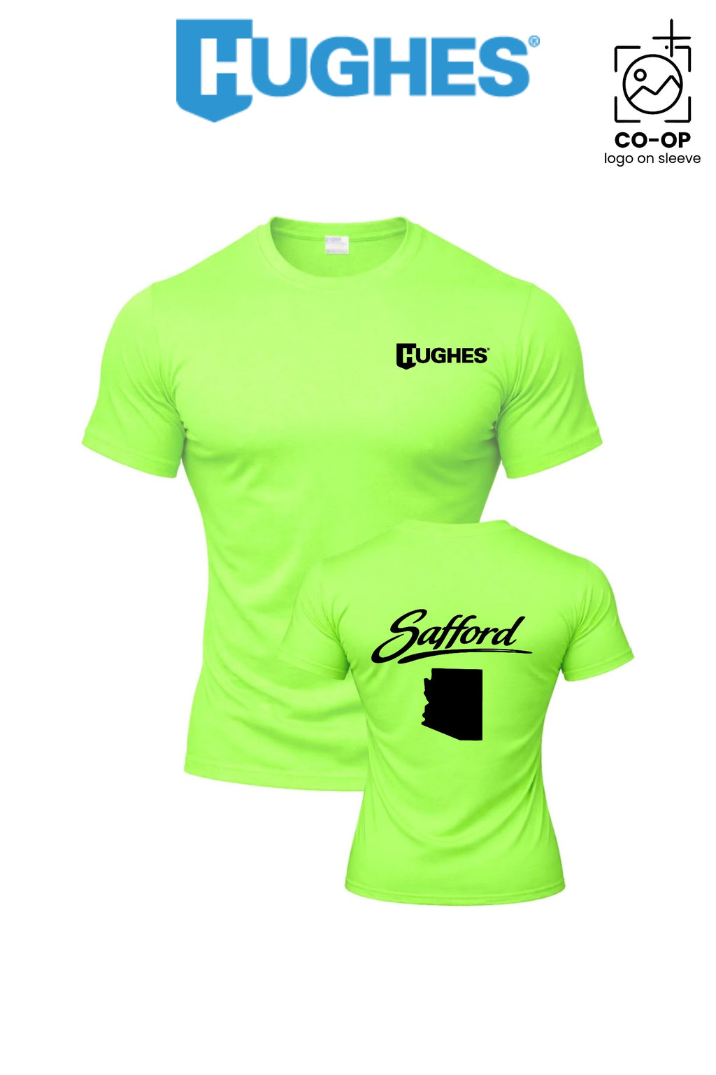 Port & Co™ Performance UPF 50 Tee - HUGHES SUPPLY - SAFFORD