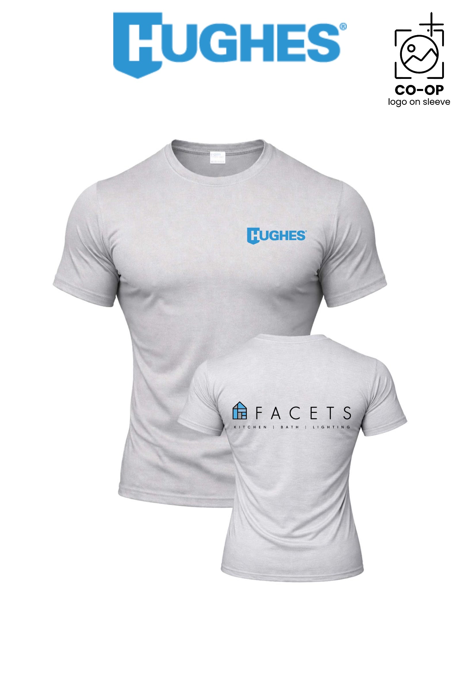 Port & Co™ Performance UPF 50 Tee - HUGHES SUPPLY - HUNTERSVILLE