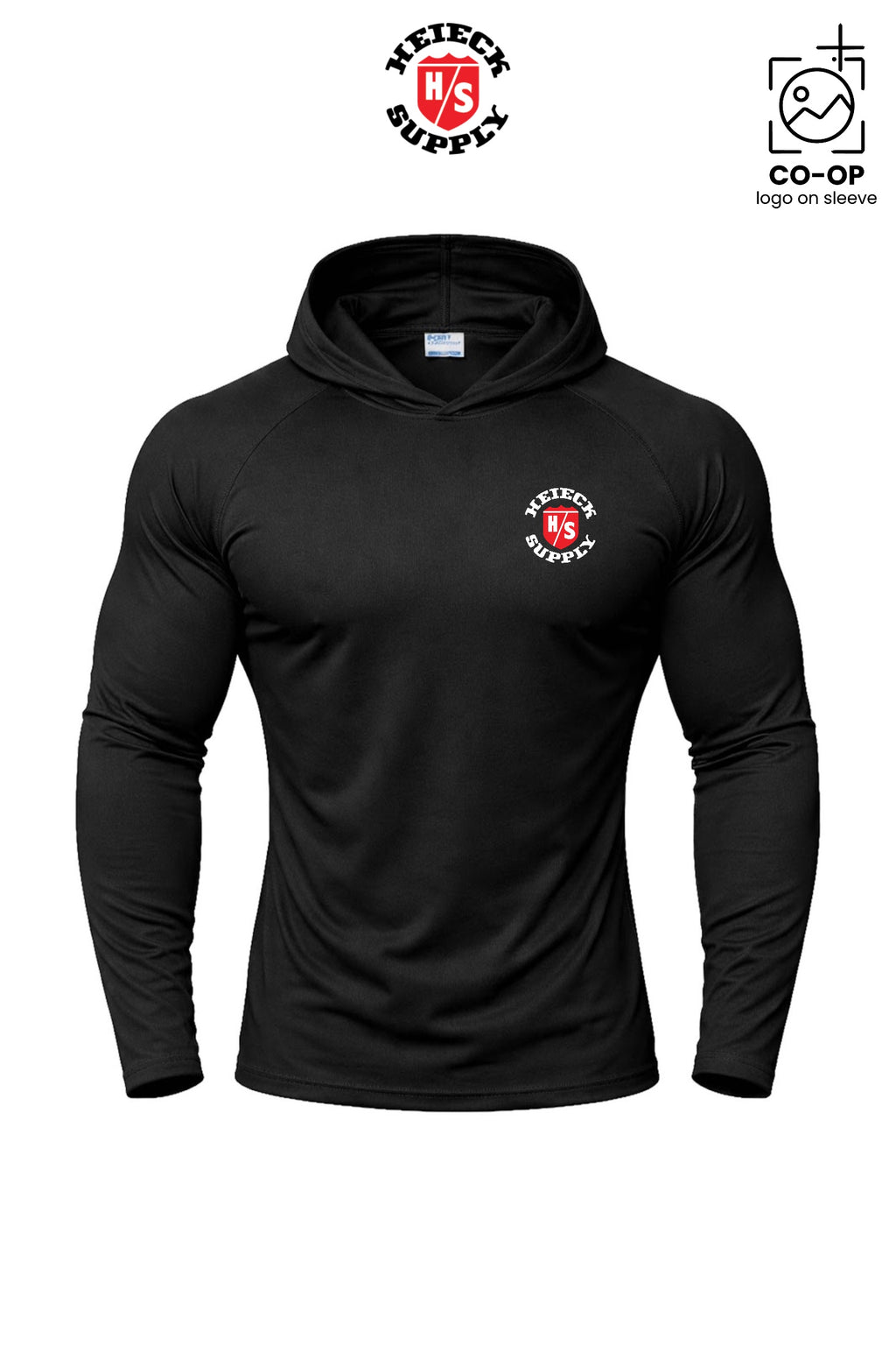 Port & Co™ Performance Pullover Hooded UPF50 Tee - HEIECK SUPPLY