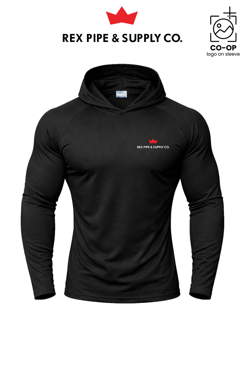 Port & Co™ Performance Pullover Hooded UPF50 Tee - REX PIPE AND SUPPLY
