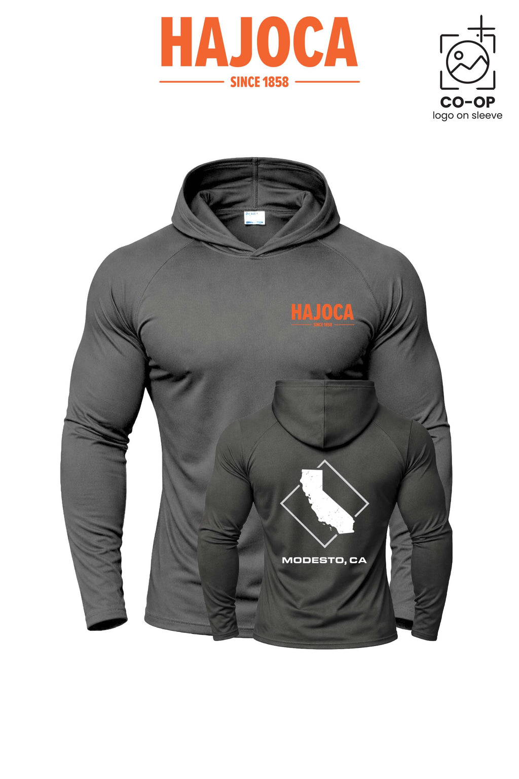 Port & Co™ Performance Pullover Hooded UPF50 Tee - HAJOCA - MODESTO