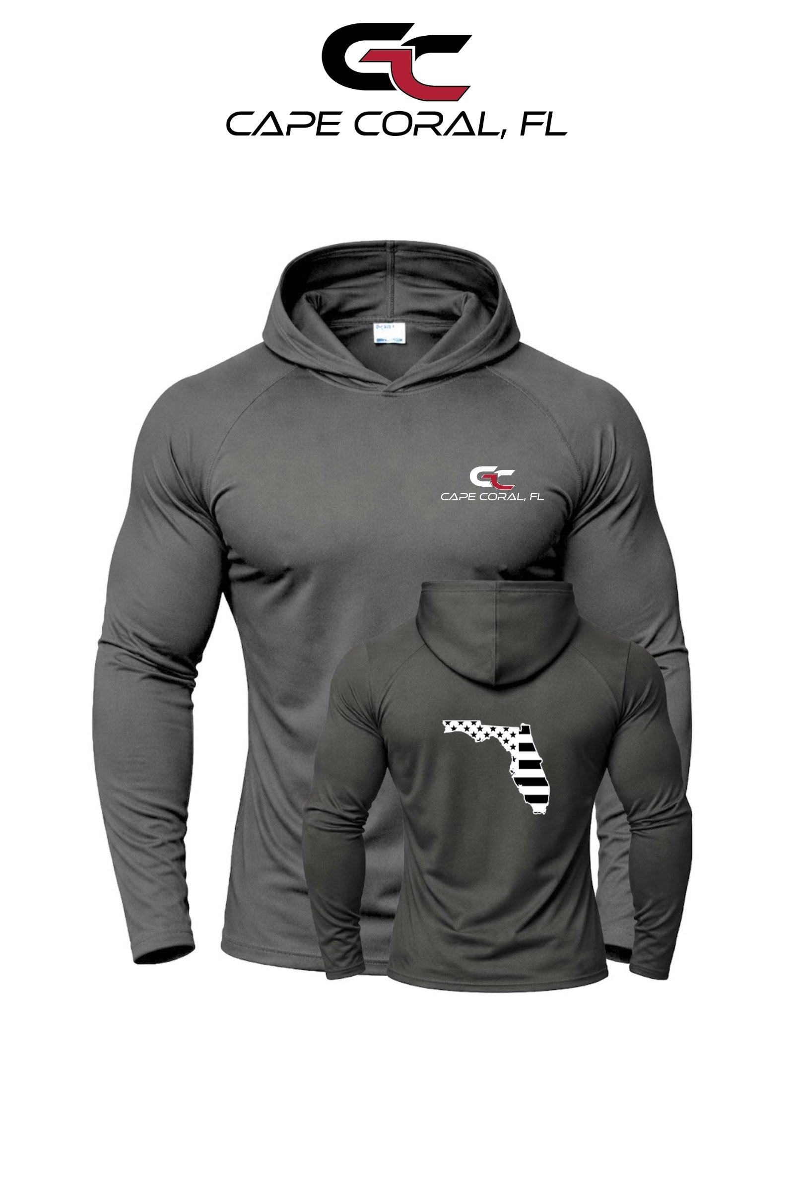 Port & Co™ Performance Pullover Hooded UPF50 Tee - GORMAN CO - CAPE CORAL