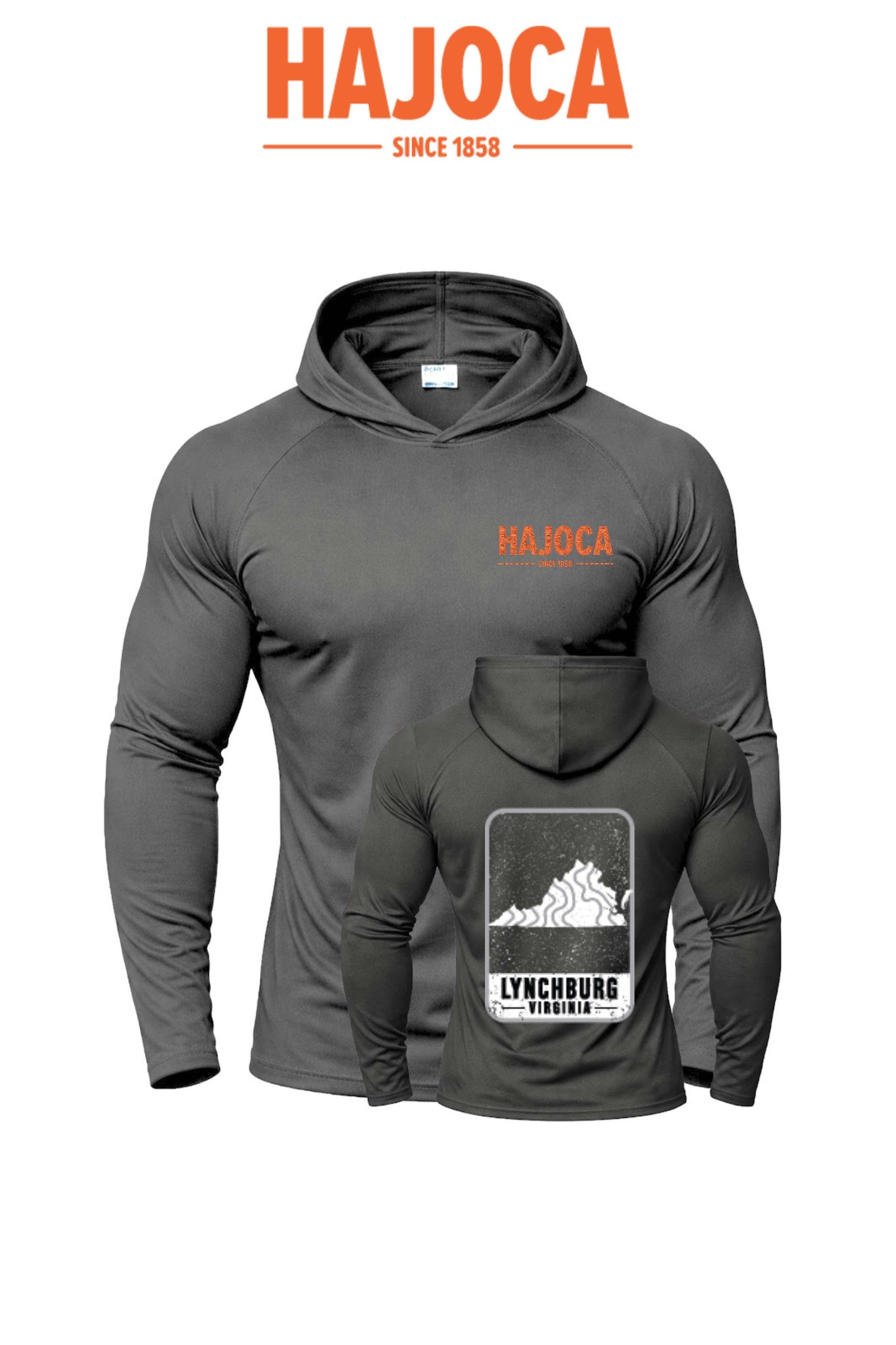 Port & Co™ Performance Pullover Hooded UPF50 Tee - HAJOCA - LYNCHBURG