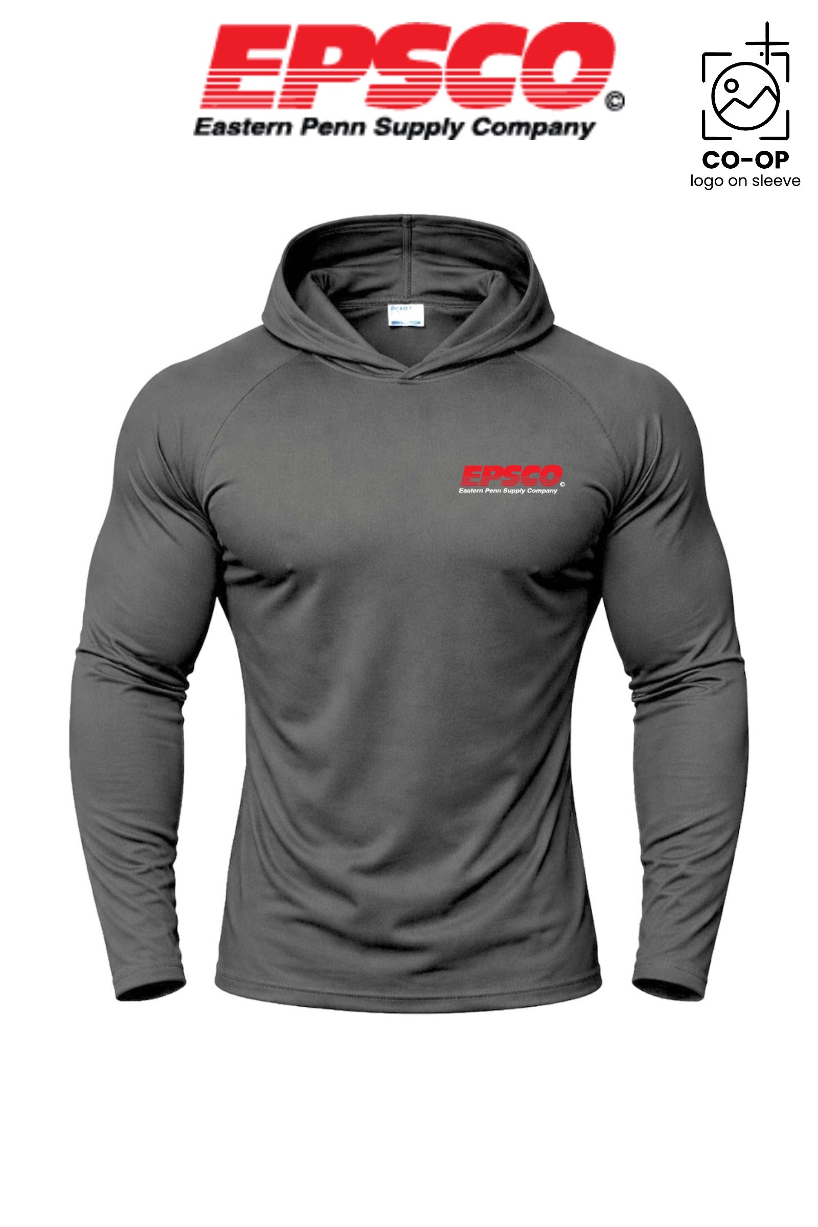 Port & Co™ Performance Pullover Hooded UPF50 Tee - EPSCO