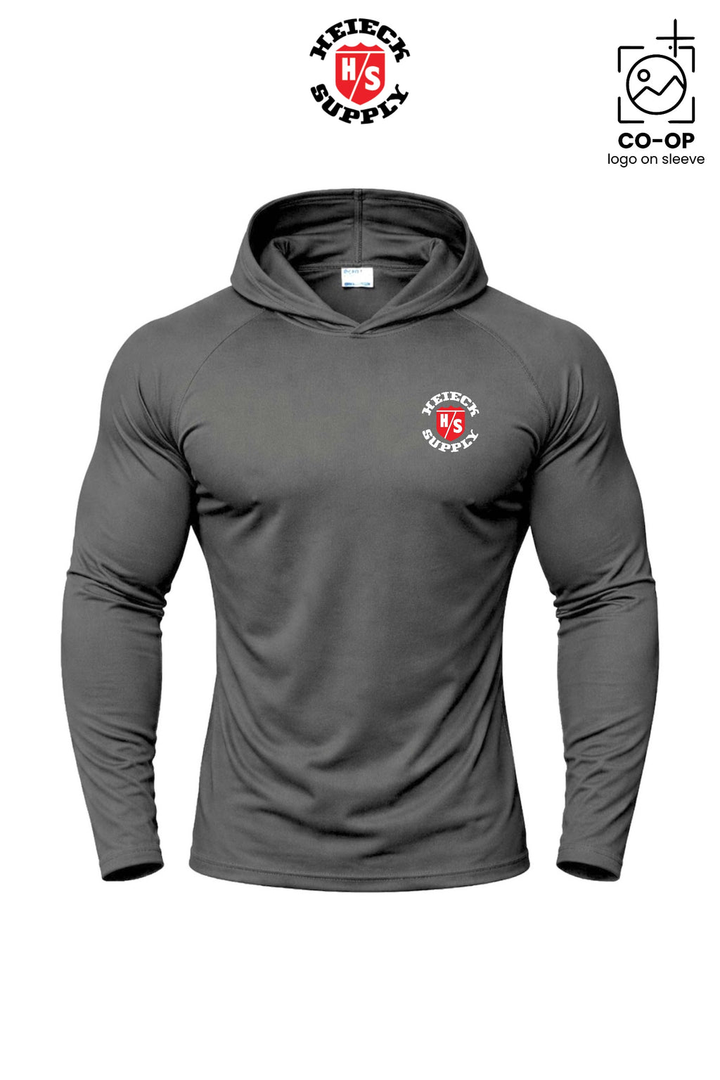 Port & Co™ Performance Pullover Hooded UPF50 Tee - HEIECK SUPPLY