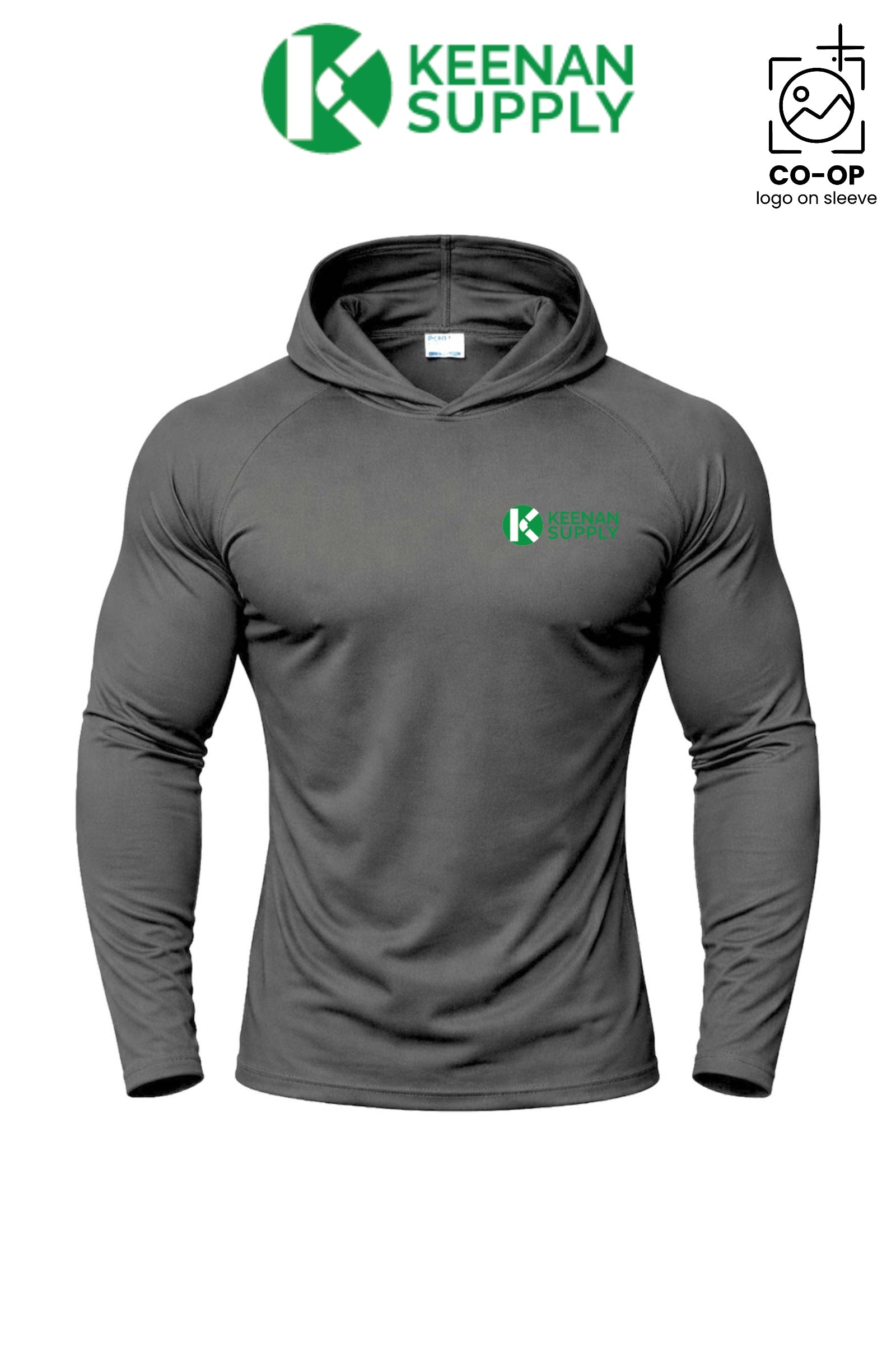Port & Co™ Performance Pullover Hooded UPF50 Tee - KEENAN SUPPLY