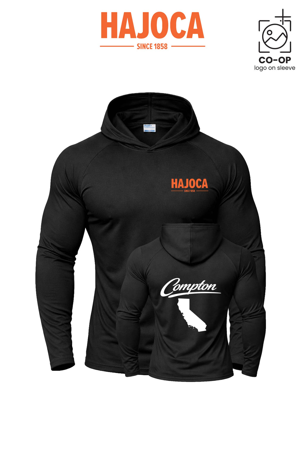 Port & Co™ Performance Pullover Hooded UPF50 Tee - HAJOCA - COMPTON