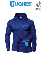 Port & Co™ Performance Pullover Hooded UPF50 Tee - HUGHES SUPPLY - SAFFORD